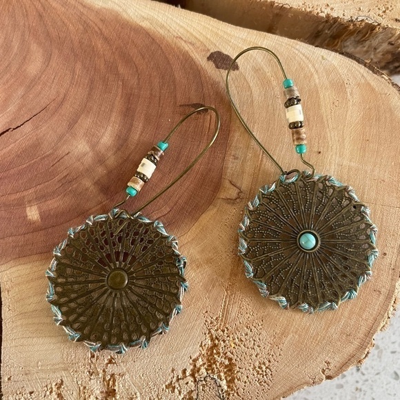 Boho Gypsy Earrings - Picture 3 of 4